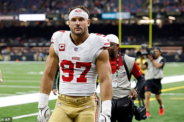 Bosa, meanwhile, has made three appearances of the 49ers during the new NFL season