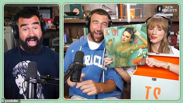 Swift announced her new album in her appearance on the New Heights podcast