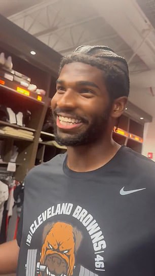 He remains in the wings waiting for his chance to play quarterback for the Browns