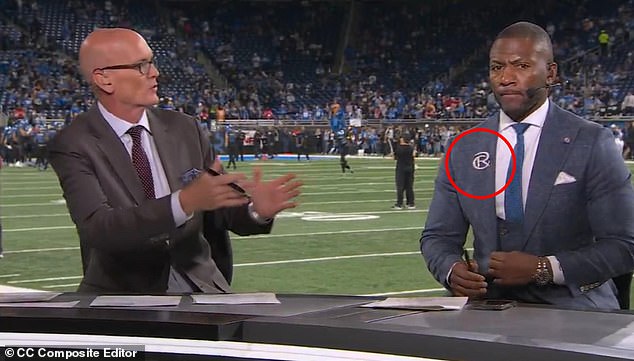 ESPN star Ryan Clark infuriates NFL fans with his suit live on air during Monday Night Football