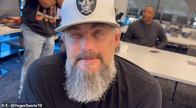 Brennan Carroll has gone viral after constantly rolling his eyes during an interview this week