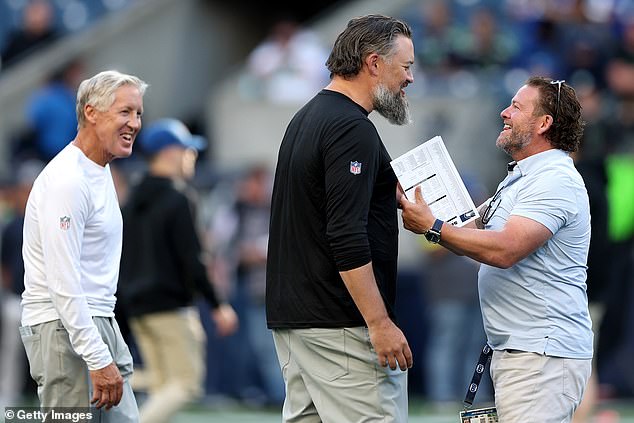 Brennan (center) has enjoyed a number of roles under his father at USC, Seattle and now Vegas
