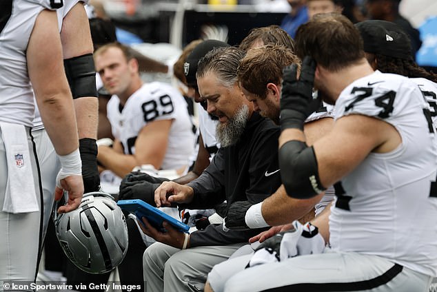 Carroll is the Raiders' offensive line coach, and is also the son of head coach Pete Carroll