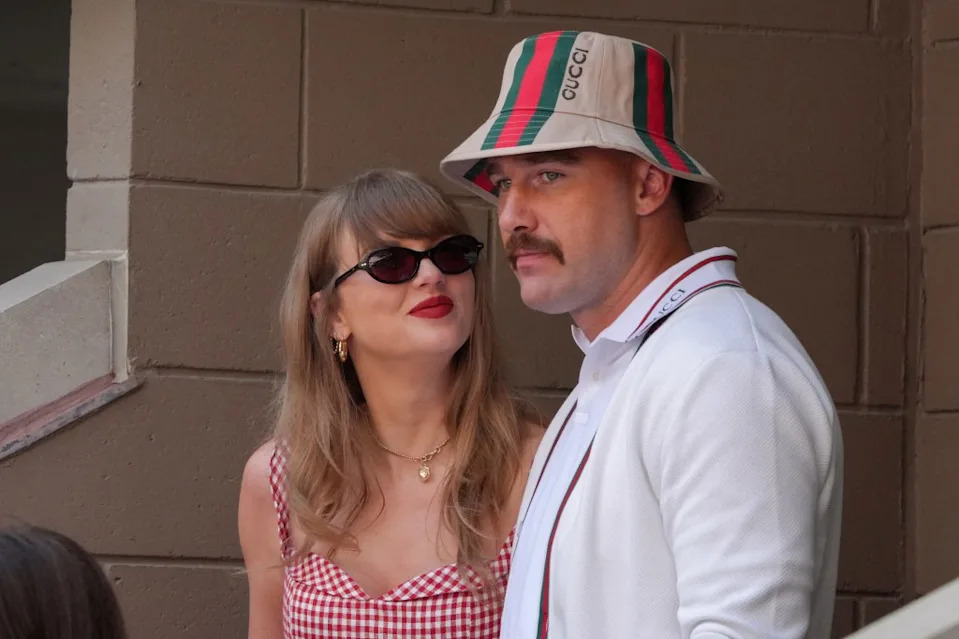 Taylor Swift and Travis Kelce 