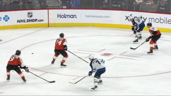 Scheifele ties Jets record for career points in win over Flyers