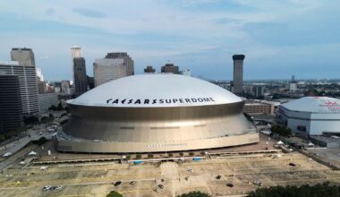 Saints sign lease extension at the state-owned Superdome through at least 2035