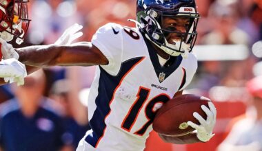 Anytime touchdown scorers parlay for NFL Week 5 includes Marvin Mims Jr. and pays better than 105-1 at Caesars