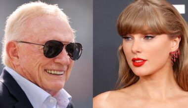 Jerry Jones promises "elaborate seat" for Taylor Swift when the Dallas Cowboys host the Kansas City Chiefs on Thanksgiving Day