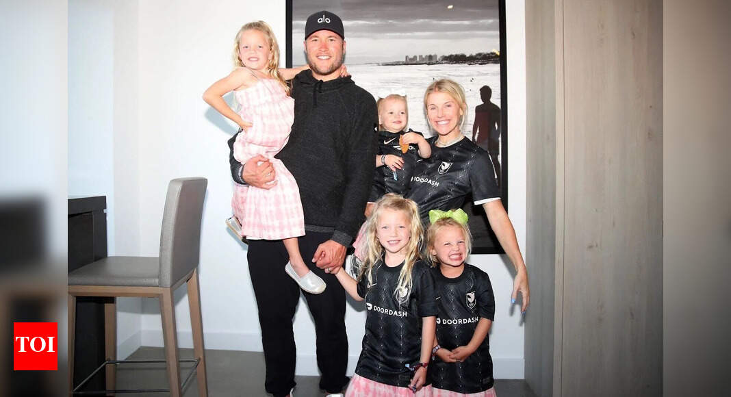 Matthew Stafford's wife Kelly shares sweet glimpses of her daughters during Rams vs. Jets, resharing Charissa Thompson’s heartfelt stories that have fans smiling | NFL News