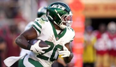 Anytime touchdown scorer picks: Breece Hall among best bets for Cowboys vs. Jets in NFL Week 5