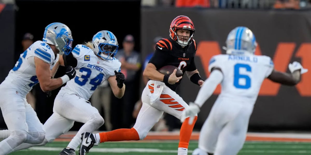 Bengals quarterback Jake Browning takes blame after Lions loss