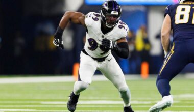 Ravens trade EDGE Odafe Oweh to Chargers for safety Alohi Gilman, late-round pick swap