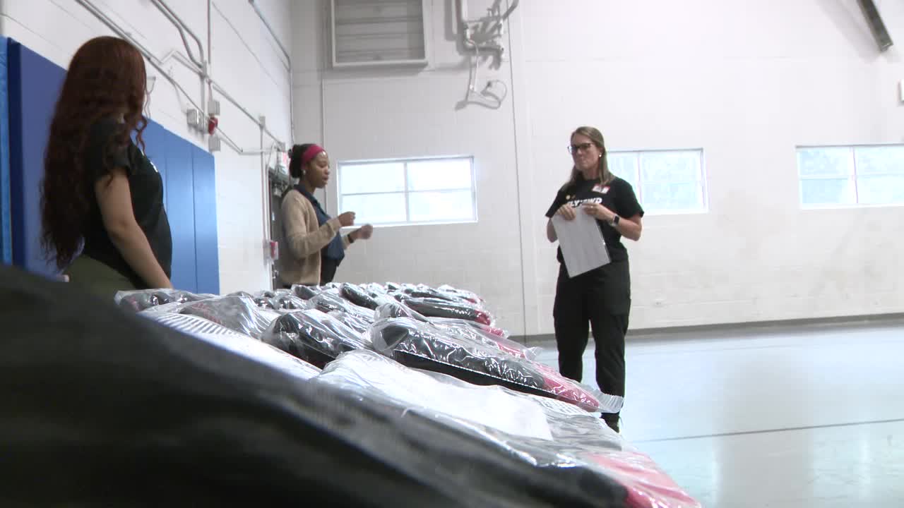 Falcons expand support for girls sports with 16,000 sports bras across Georgia