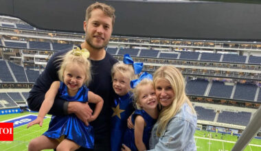 Rams' QB Matthew Stafford's wife Kelly gives fans a sneak peek at her daughters' latest colorful fashion surprise that has everyone talking | NFL News