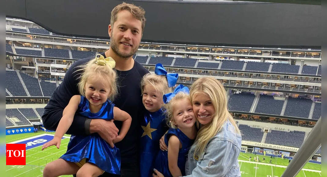 Rams' QB Matthew Stafford's wife Kelly gives fans a sneak peek at her daughters' latest colorful fashion surprise that has everyone talking | NFL News