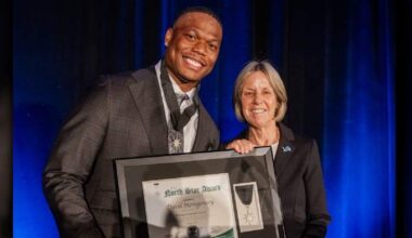 Detroit Lions RB David Montgomery receives prestigious North Star Award for scouting leadership