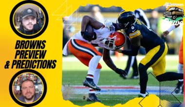 Steelers Afternoon Drive: Browns Preview & Predictions