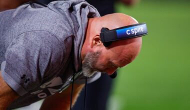 Head coach Trent Dilfer of the UAB Blazers