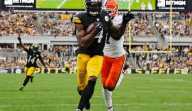 Steelers open as favorites vs. Bengals in Week 7