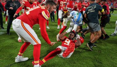 NFL suspends Lions safety Brian Branch for one game after Chiefs post-game altercation