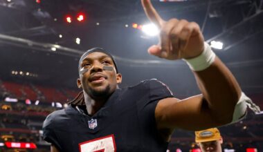 Atlanta Falcons running back Bijan Robinson.