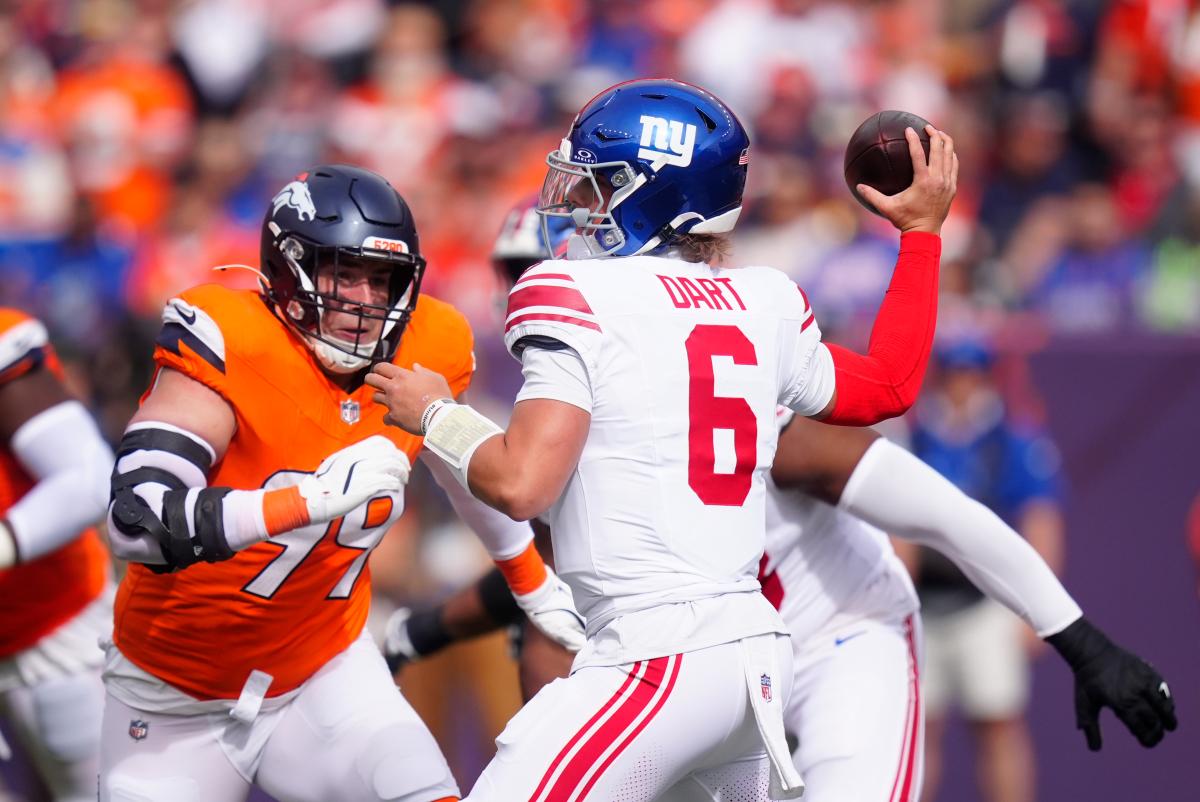 Giants waste Jaxson Dart's late heroics as furious Broncos rally delivers gut-punch loss