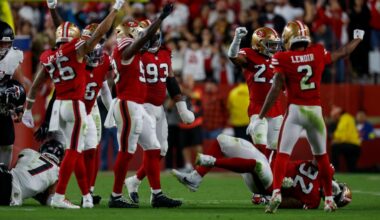 49ers' Kyle Shanahan, Christian McCaffrey speak after beating Falcons