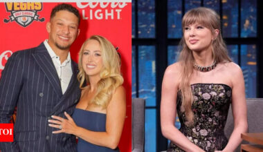 Brittany Mahomes’ reaction to Patrick Mahomes’ Taylor Swift tribute steals spotlight after Chiefs’ win against the Raiders | NFL News