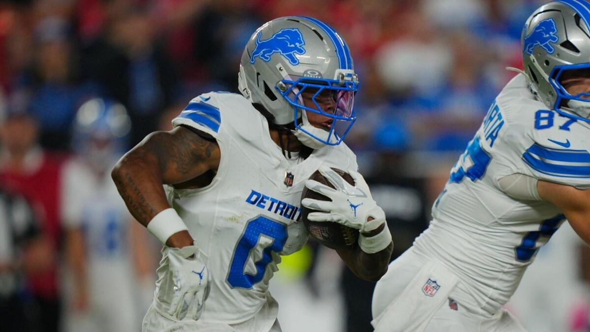 Bucs vs. Lions: NFL player props for Rachaad White, Jahmyr Gibbs for Monday Night Football Week 7