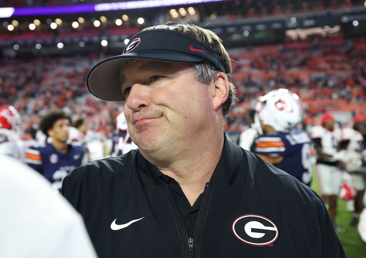 Head coach Kirby Smart of the Georgia Bulldogs