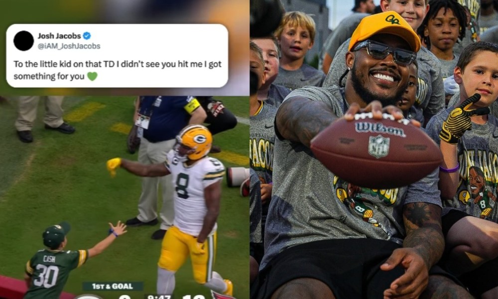 Josh Jacobs Missed A Young Wisconsin Fan’s High-Five After His Touchdown. And His Promise To Make Up For It Might Be The Sweetest Thing You’ll See All Week