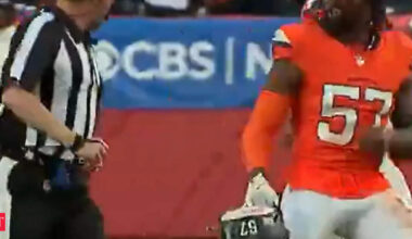 NFL suspends Denver Broncos player for threatening a referee - WATCH
