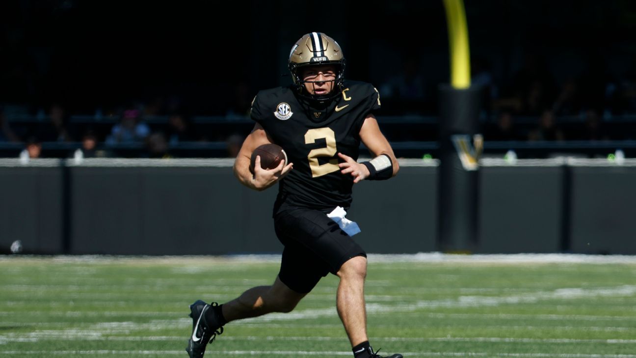 College football betting lines: Missouri-Vanderbilt leads three ranked SEC matchups