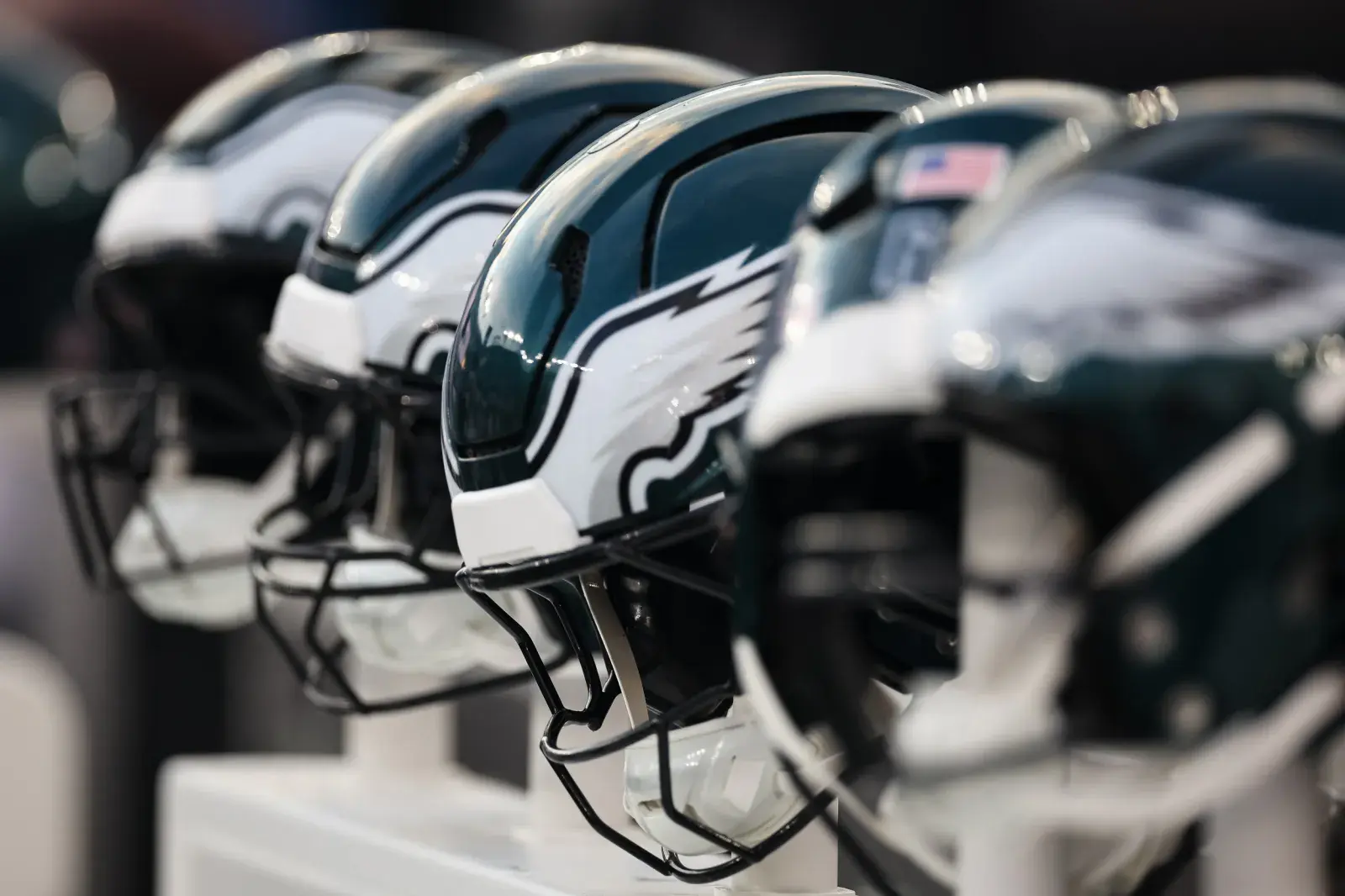 Philadelphia Eagles helmets