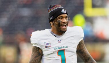 Dolphins' Tua Tagovailoa reveals his lack of height to blame for not targeting Jaylen Waddle more