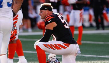 Zac Taylor discusses Logan Wilson trade request and why Barrett Carter is starting for Bengals