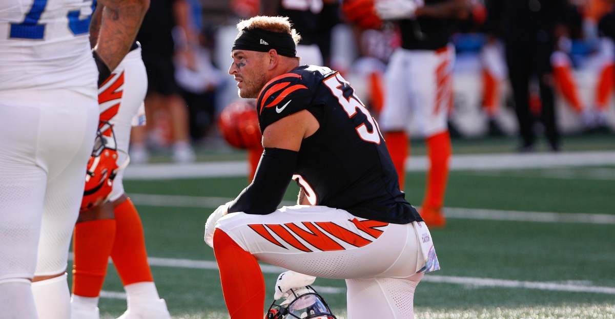 Zac Taylor discusses Logan Wilson trade request and why Barrett Carter is starting for Bengals