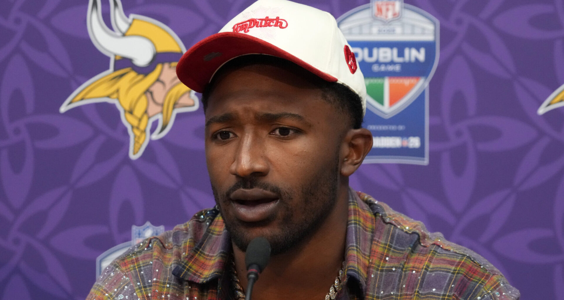 Injured MN Viking Reveals Future Game Status Live on Air