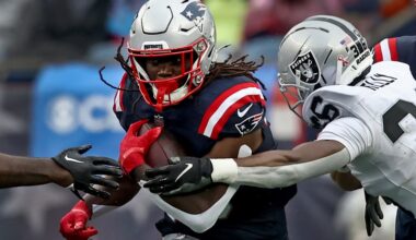 Patriots will officially be without Rhamondre Stevenson vs. Falcons