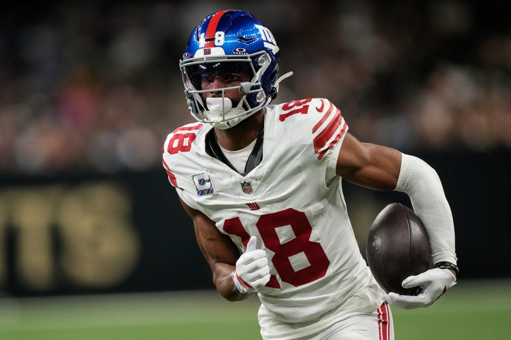 Giants wide receiver Darius Slayton has been ruled out for Thursday's game vs. the Eagles.