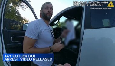 Jay Cutler arrested: Bodycam video shows arrest of former Chicago Bears QB in DUI case after car crash in Franklin, Tennessee