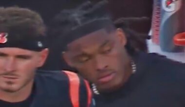 Cincinnati Bengals Player Was Caught Being Very “Secretive” While Trying To Hide Strange Item On The Sideline During Blowout Loss vs. Lions [VIDEO]