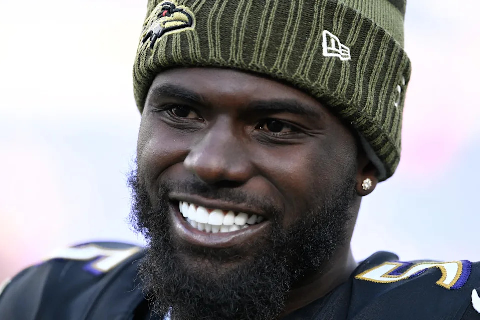 Baltimore Ravens quarterback Tyler Huntley.