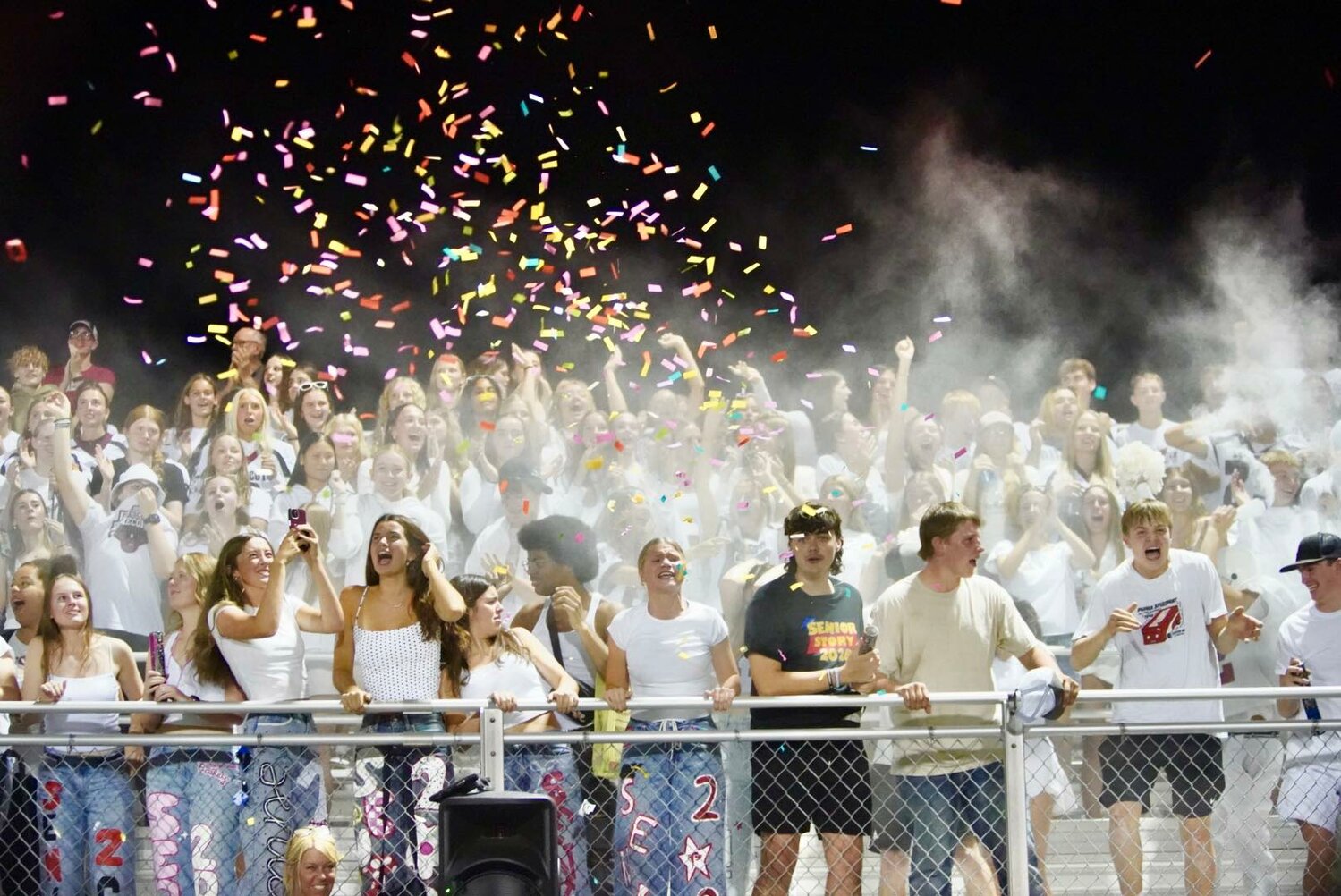 The Prescott student section went crazy as the Cardinals defeated the St. Croix Central Panthers in a Homecoming victory 19-14 Oct. 3.