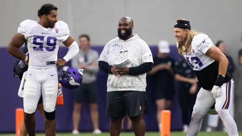 Andrew Van Ginkel - Minnesota Vikings practice