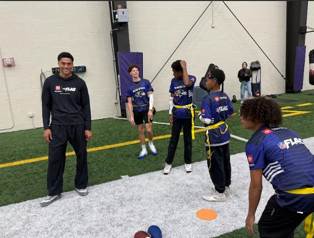 Kyle Hamilton hosted Military Kids and Family