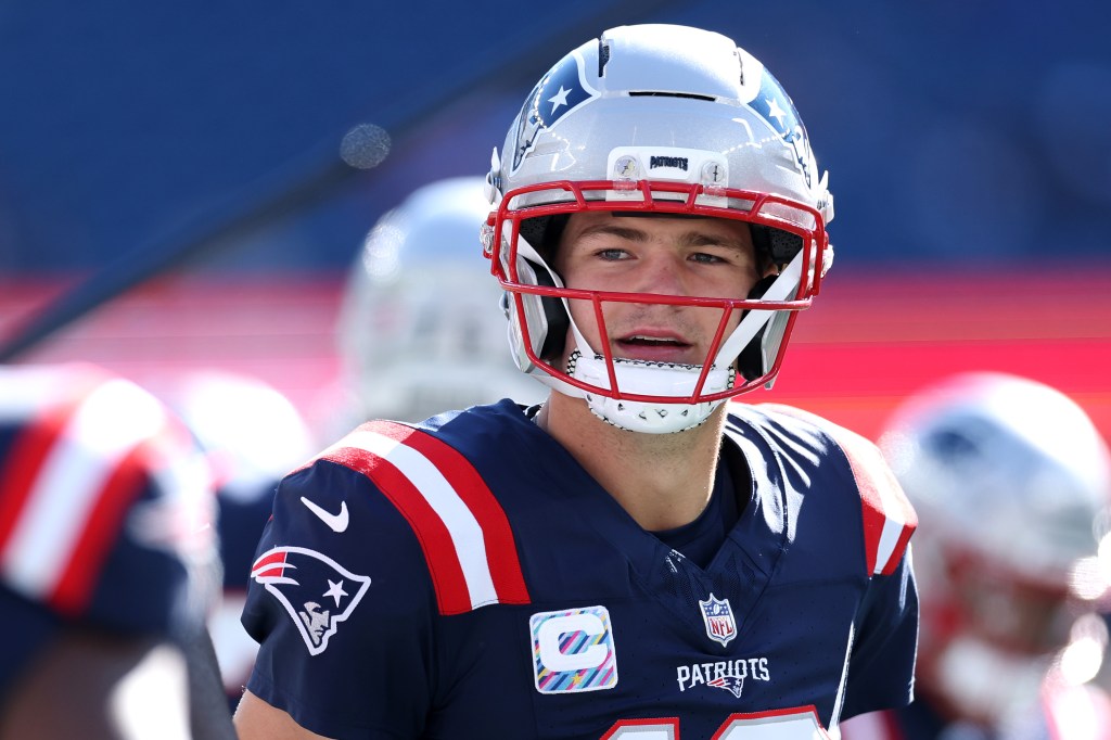 New England Patriots quarterback Mac Jones.