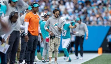 Dolphins line to remain short-handed for a while. And McDaniel on Ross reaction