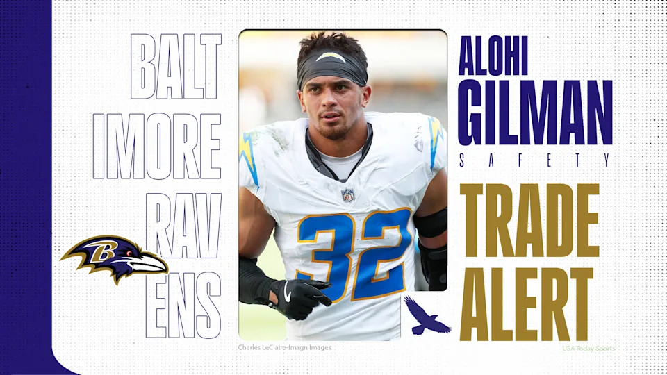Alohi Gilman traded to Ravens