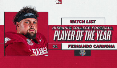Carmona Tabbed to 2025 Hispanic College Football Player of the Year Award Watch List